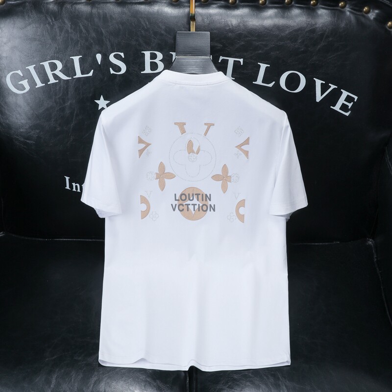 2026夏季新款高端品质丝光棉男潮流短袖T恤QT6012AFD61003T-P70，男装T恤，阿丰达