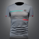 假模夏季新款高端品质丝光棉男潮流短袖T恤QT3012AFD7010T-P70，商品下架区，钱塘6012(原3012)