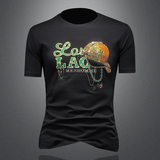 2024假模夏季新品质丝光棉男潮流短袖T恤QT6012AFD9984-1T-P70，男装T恤，钱塘6012(原3012)