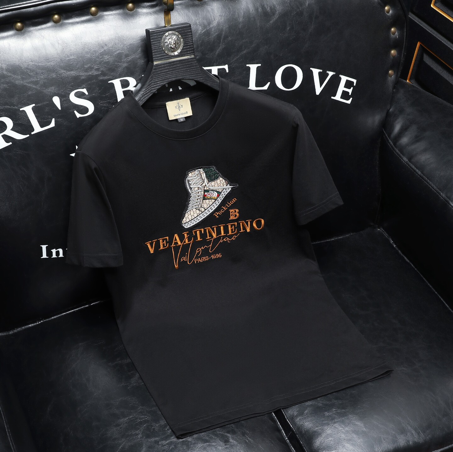 2026夏季新款品质丝光棉男潮流短袖T恤QT6012AFD2619T-P75，男装T恤，阿丰达