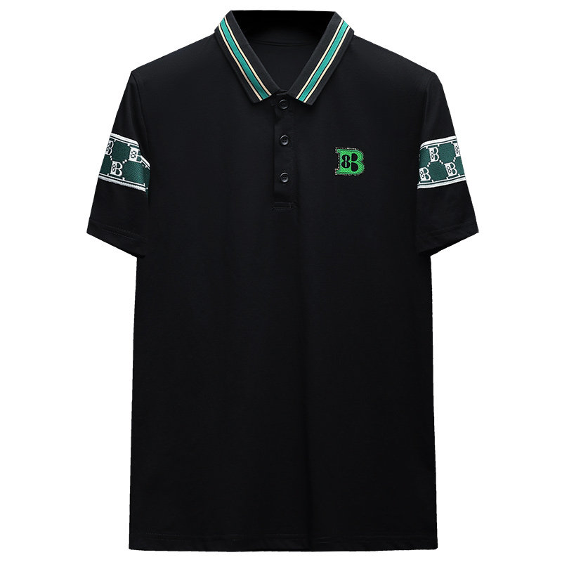 2024夏季新款高端品质丝光棉男士潮流短袖T恤QT6012AFD8527T-P80,男装T恤,钱塘6012(原3012)