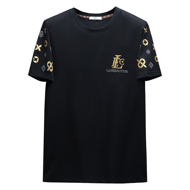 2026夏季新款高端品质丝光棉男士潮流短袖T恤QT6012AFD61024T-P70,男装T恤,阿丰达