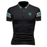 2024夏季新款高端品质丝光棉男士潮流短袖T恤QT6012AFD8527T-P80，男装T恤，钱塘6012(原3012)