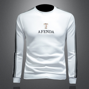 2025假模四季款男士圆领潮流刺绣时尚卫衣 QT6012AFD1020Y-P125,男装卫衣,阿丰达