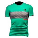 假模夏季新款高端品质丝光棉男潮流短袖T恤QT3012AFD7010T-P70，商品下架区，钱塘6012(原3012)