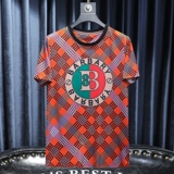 2026夏季新款高端品质丝光棉男士潮流短袖T恤QT6012AFD8378T-P70，男装T恤，阿丰达