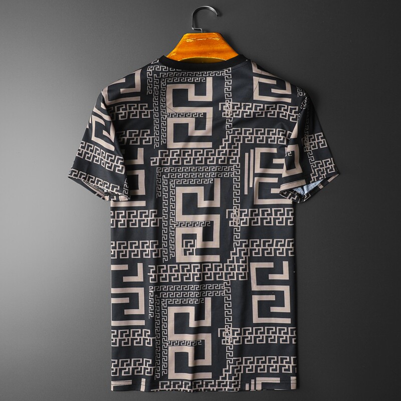 2024夏季新款高端品质丝光棉男士潮流短袖T恤QT3012AFD7005T-P70,男装T恤,阿丰达