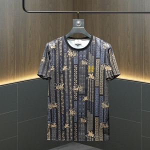 2026夏季新高端品质丝光棉男潮流短袖T恤QT6012AFD2630T-P75图片