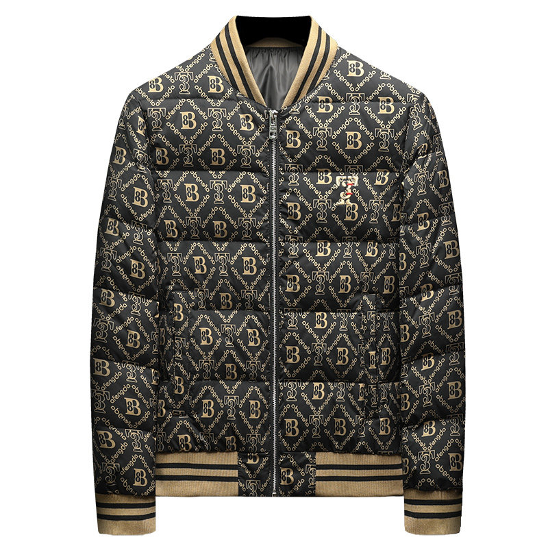 2026新款男士立领开衫时尚潮流羽绒服外套QT6012AFD7801-P300,男装羽绒服,阿丰达