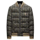 2025新款男士立领开衫时尚潮流羽绒服外套QT6012AFD7801-P300，男装羽绒服，阿丰达