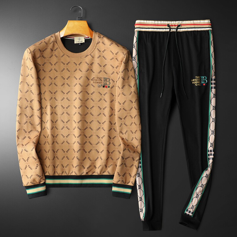 2024秋款潮男士长裤长袖休闲运动套装可单卖QT6012TZ3027P260，男装休闲套装，阿丰达