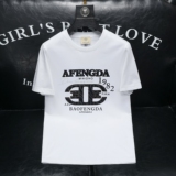 2026夏季新款品质丝光棉男潮流短袖T恤QT6012AFD2645T-P75，男装T恤，阿丰达