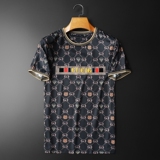 2025夏季新款高端品质丝光棉男士潮流短袖T恤QT3012AFD8377T-P70，男装T恤，阿丰达