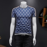 假模夏季新款高端品质丝光棉男潮流短袖T恤QT3001AFD9982T-P70，商品下架区，钱塘6012(原3012)