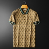 2024夏季新款高端品质丝光棉男士潮流短袖T恤QT6012AFD8529T-P80，男装T恤，钱塘6012(原3012)