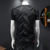 假模夏季新款高端品质丝光棉男士潮流短袖T恤QT3012AFD7096T-P70，商品下架区，钱塘6012(原3012)