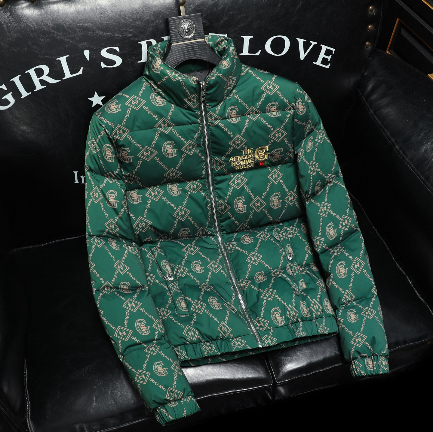 2025新款男士立领开衫时尚潮流羽绒服外套QT6012AFD7802-P310，男装羽绒服，阿丰达