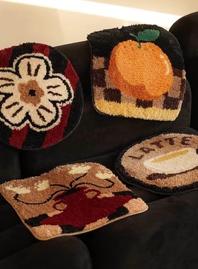 Easygood防滑簇绒椅垫家用办公室防凉久坐屁股垫学生多功能坐垫