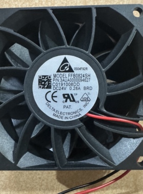 原装台达 FFB0824SH 24V 0.28A 8cm8025 温控大风量风扇测速