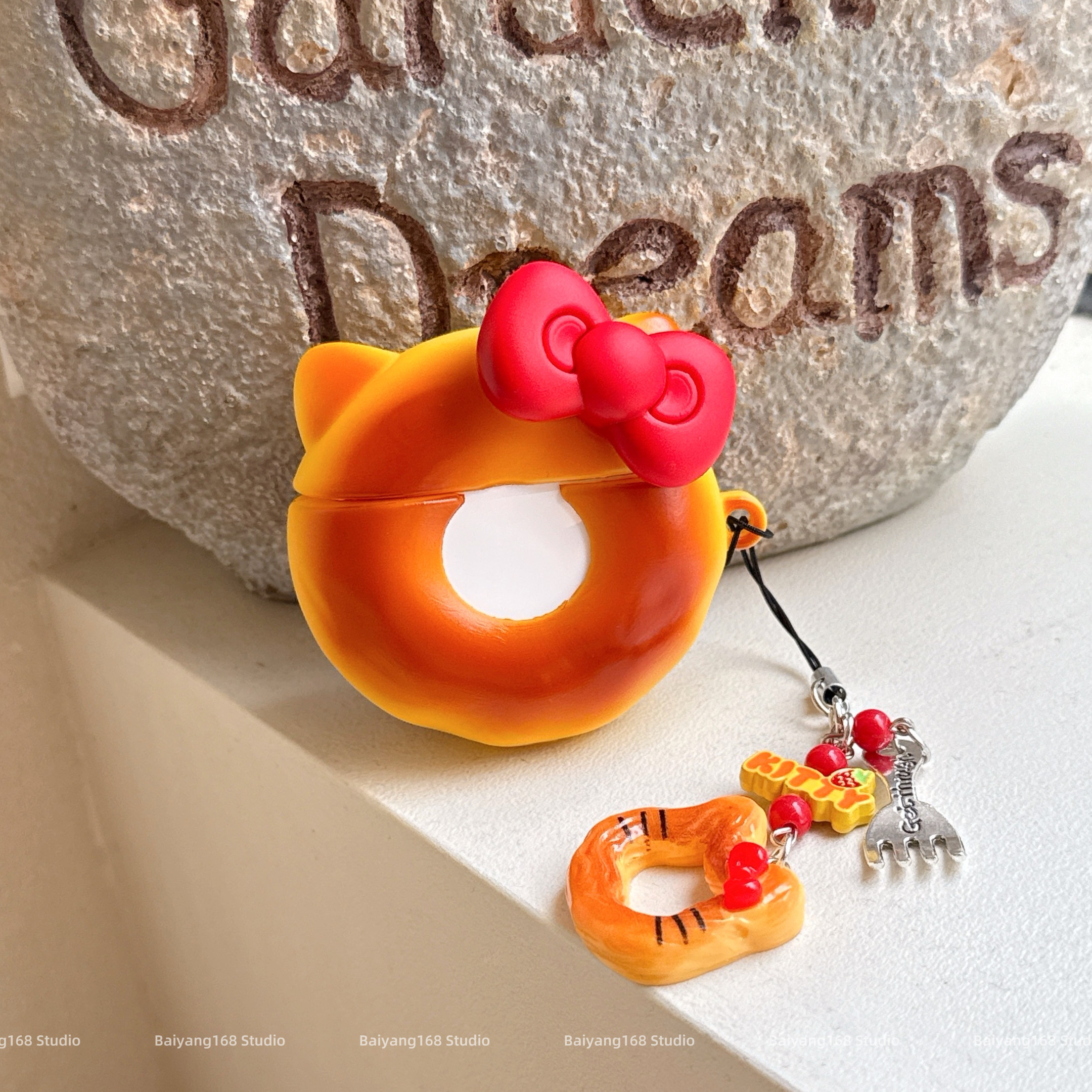 可爱烤焦面包猫咪适用airpods4代保护套苹果耳机保护壳air