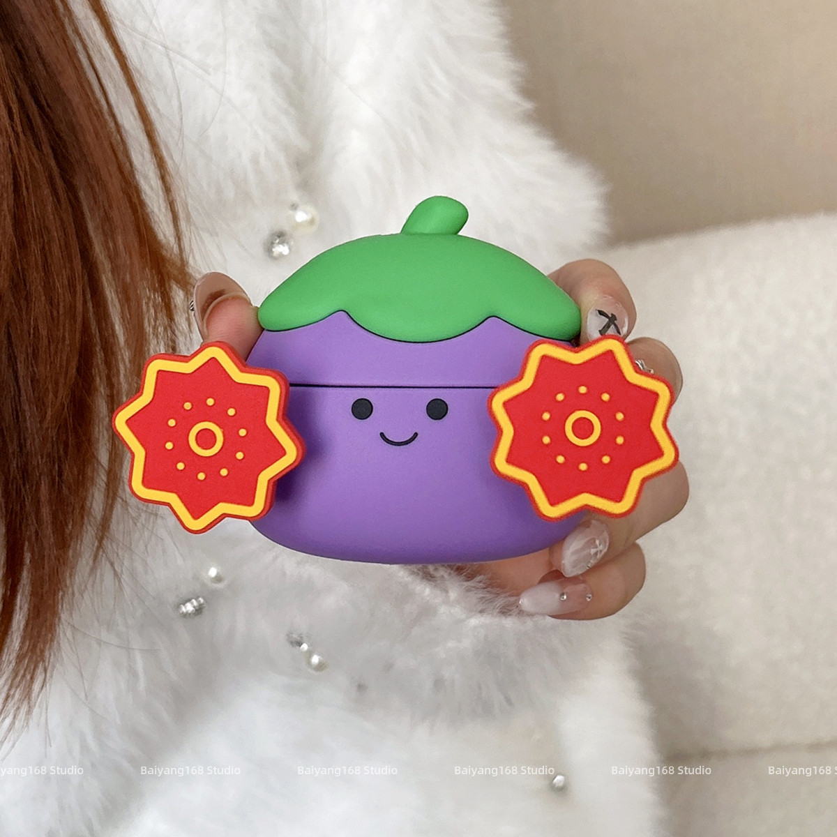 可爱东北二人转茄子适用airpodspro3苹果无线蓝牙耳机壳airpods4新款airpods1/2代耳机套硅胶防摔三代保护套,3C数码配件,耳机保护套,淘宝优惠券,粉丝福利购,淘宝优惠卷