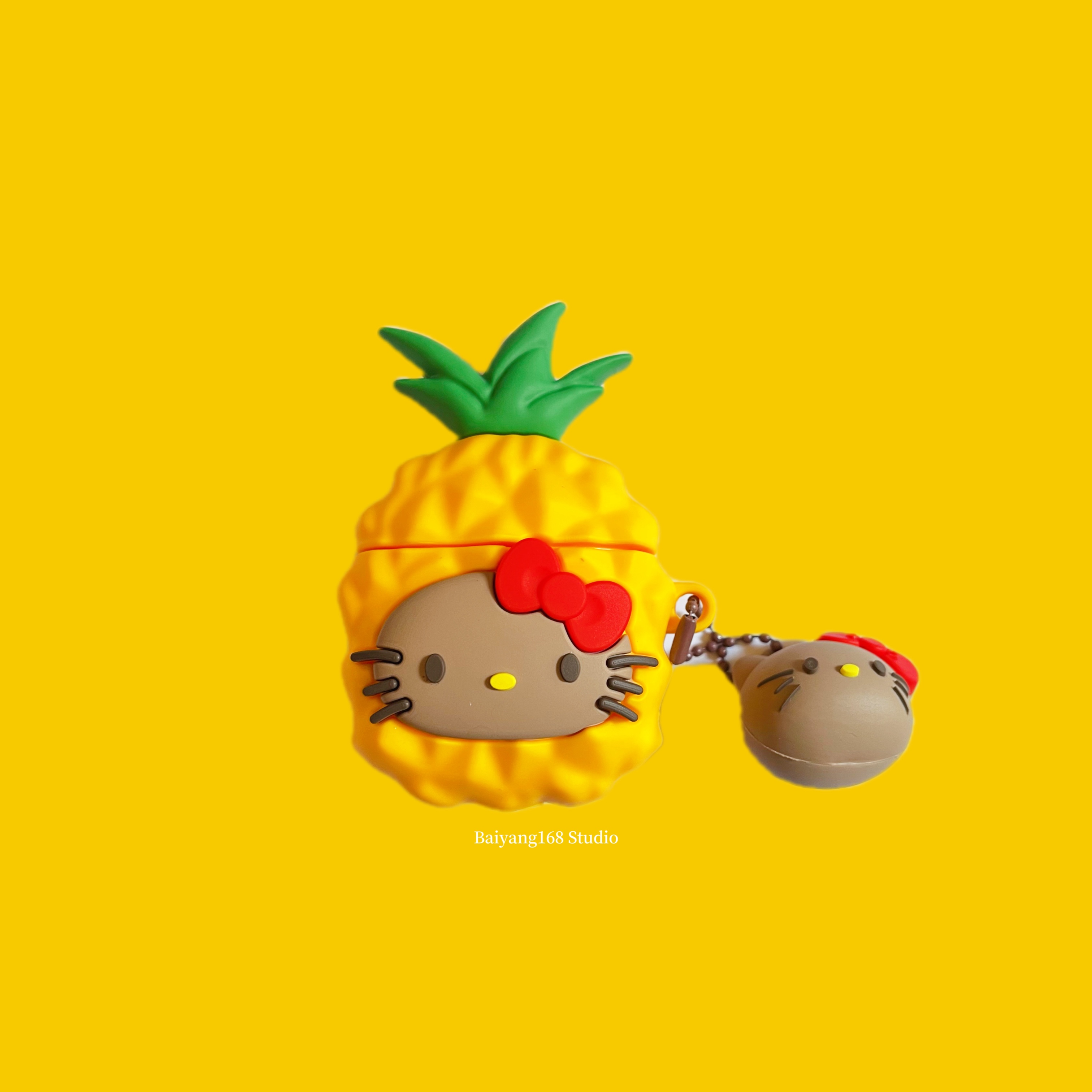 Airpods硅胶菠萝kitty蓝牙耳机套