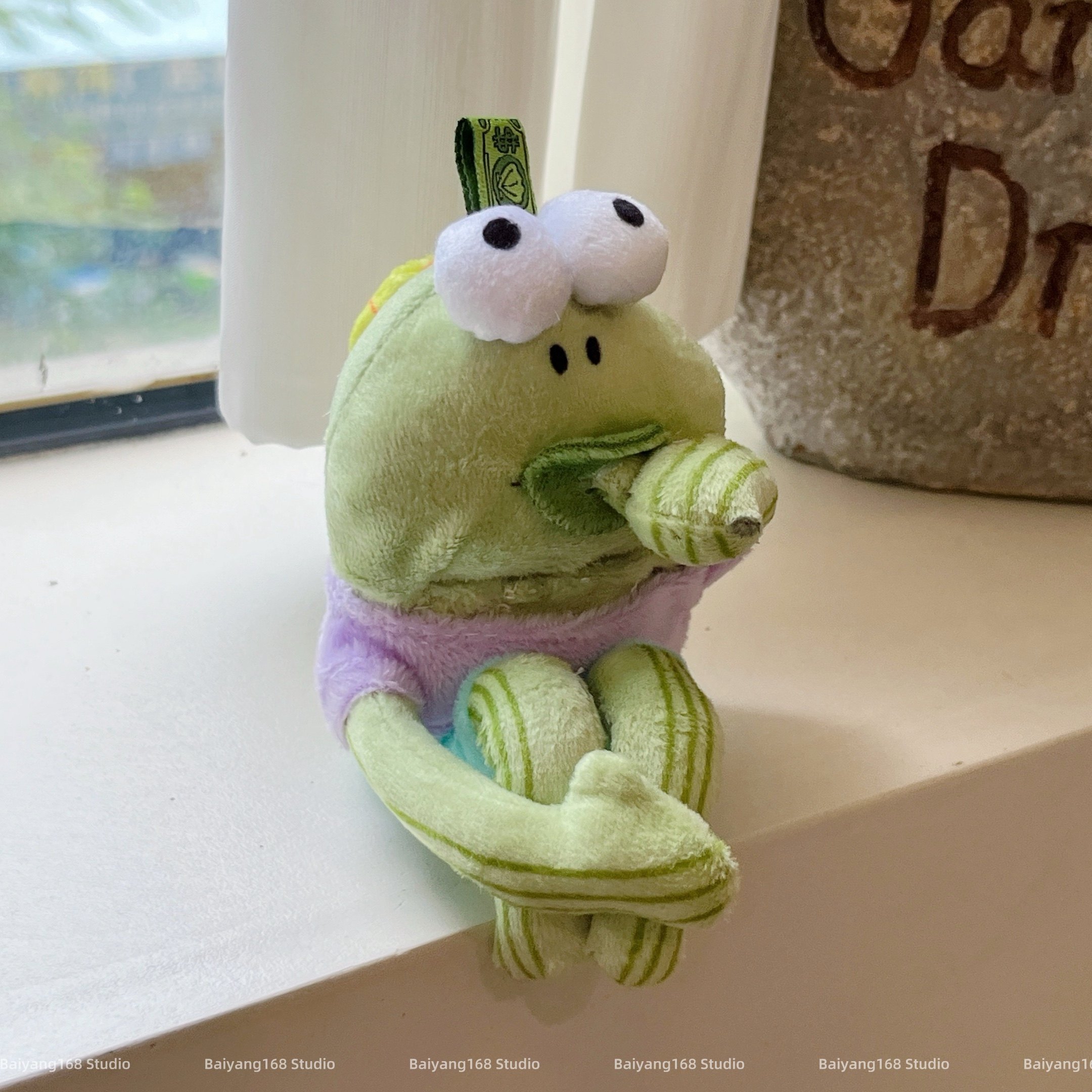 可爱毛绒比奇堡吃手指呆呆鱼适用AirPods4代耳机壳苹果无线蓝牙AirPodsPro2代1/2代硅胶3代防摔Pro二代保护套