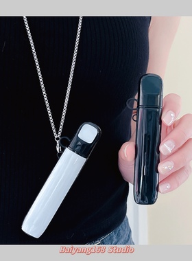 简约冷淡风黑白色适用悦刻四五代保护套国标幻影45代烟杆保护壳锐克rel彐a防摔relax5代硅胶软壳纯色