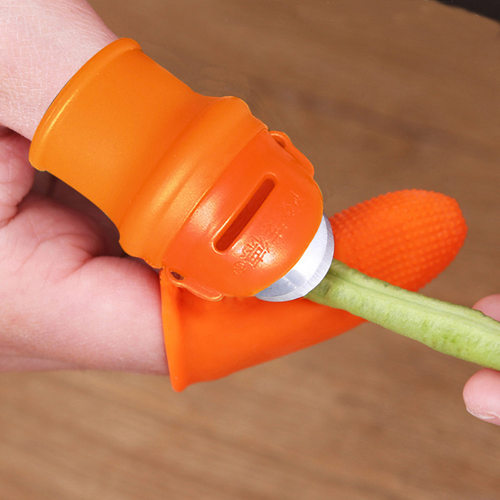 厨房摘菜器剥菜豆角指甲刀农用指甲择菜剥豆摘花椒多功能拇指刀