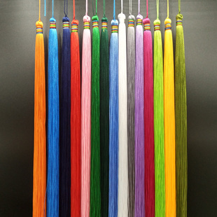 30cm大穗子流苏挂件坠子吊穗 团扇文玩流苏配饰 冰丝流苏线穗子线