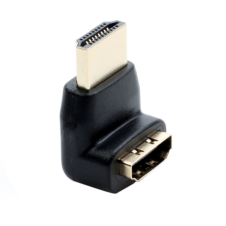 HDMI转接头公转母 弯头直角90度270度 母对母 公对公 高清转接器