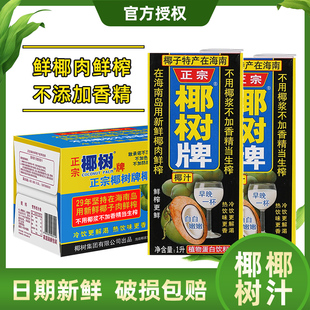 正宗椰树牌椰汁245ml*24盒利乐包椰子汁饮料海南特产植物蛋白椰奶