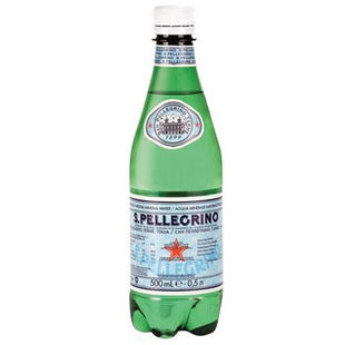 Pellegrino圣培露含气天然矿泉水500ml 24瓶 San 意大利进口