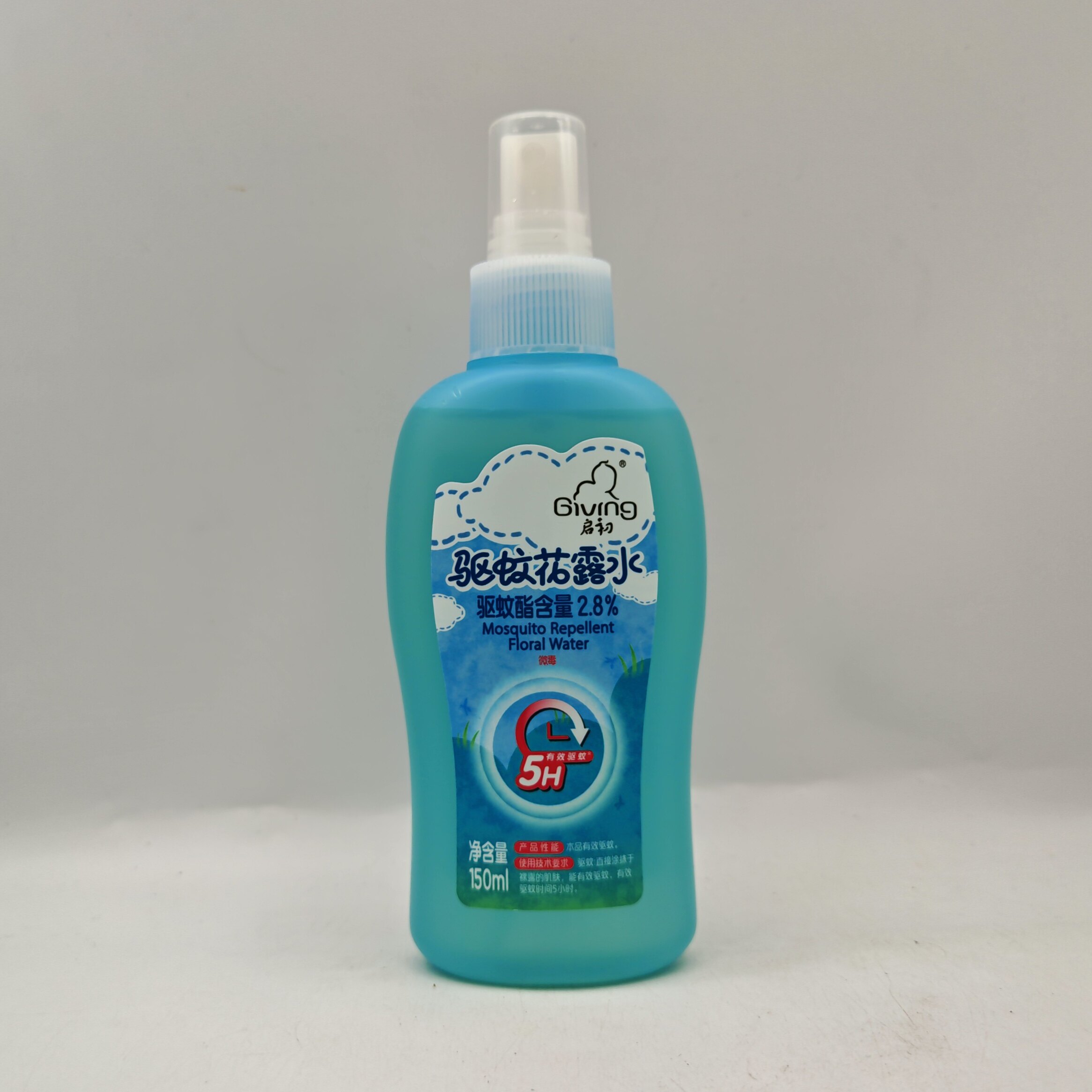 启初驱蚊花露水驱蚊花150ml儿童户外防蚊水喷雾儿童户外防蚊虫