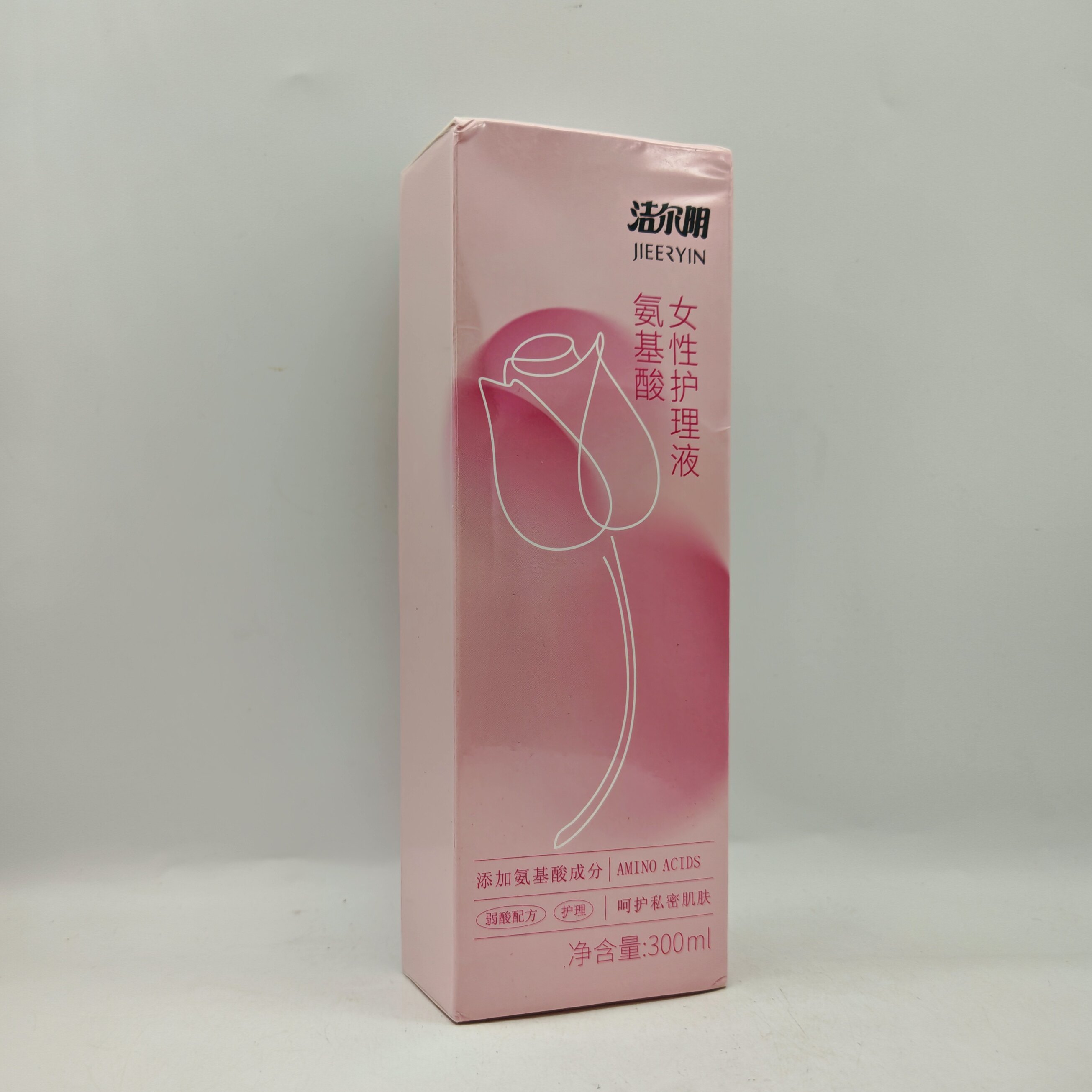 洁尔阴私处护理液300ml 女性日常止痒洗护液外阴私密清洁清洗液