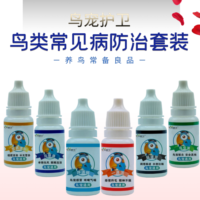 鹦鹉常用药全套拉稀水便