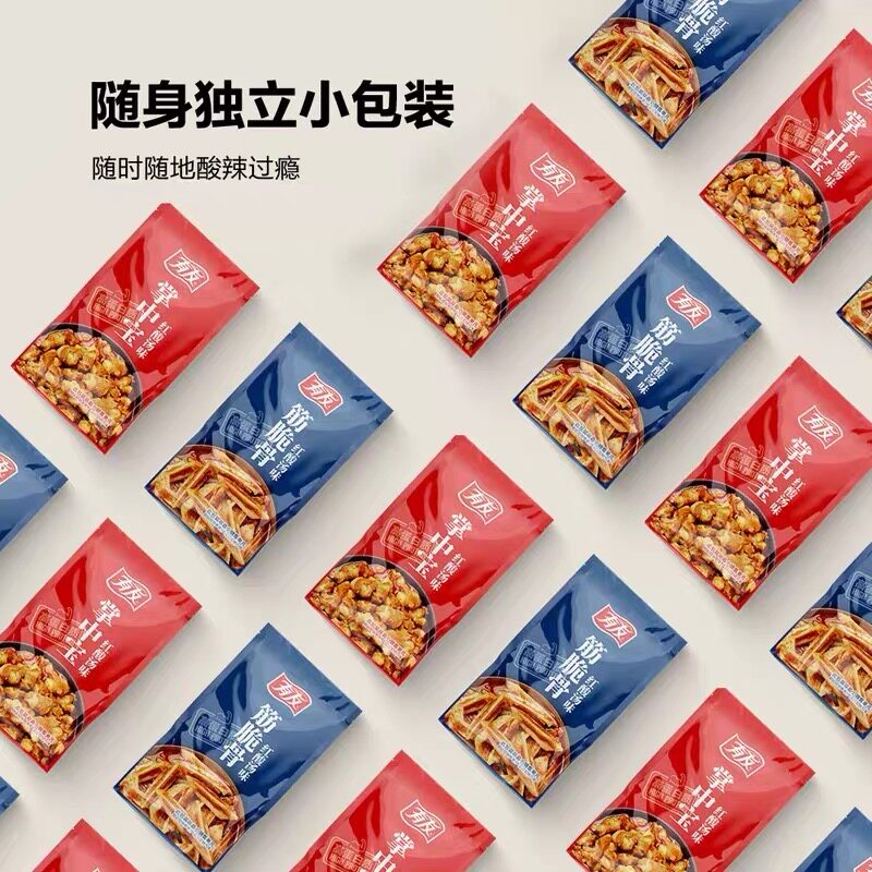 酸汤双脆休闲零食组合 筋脆骨+掌中宝