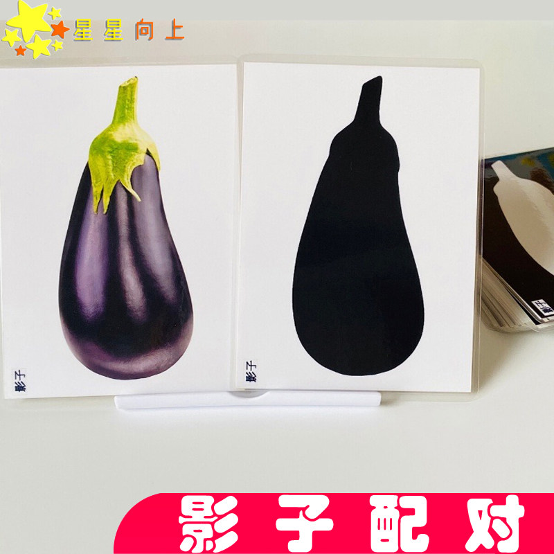 影子配对关系思维逻辑训练卡片