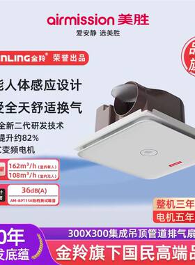变频铝扣板排气扇300*300