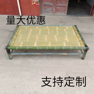 罗汉床纯手工小竹床简易经济型竹床凉床 纯手工竹床家用单双人老式