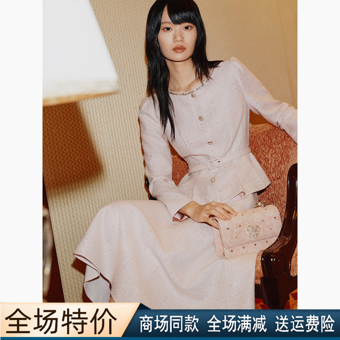 珂莱商场同款显瘦小香风短外套女