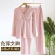月子服 纯棉保暖内衣孕期产后哺乳期睡衣大码 秋冬孕妇秋衣秋裤 套装