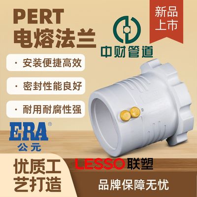 PSPERT电熔法兰头片20公斤件PSP钢塑复合管PERT热力管铝塑复合管