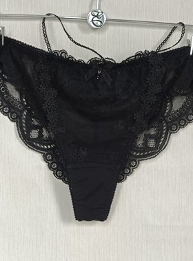 韩国EBLIN专柜正品高端黑色性感美腰女丁字裤T裤