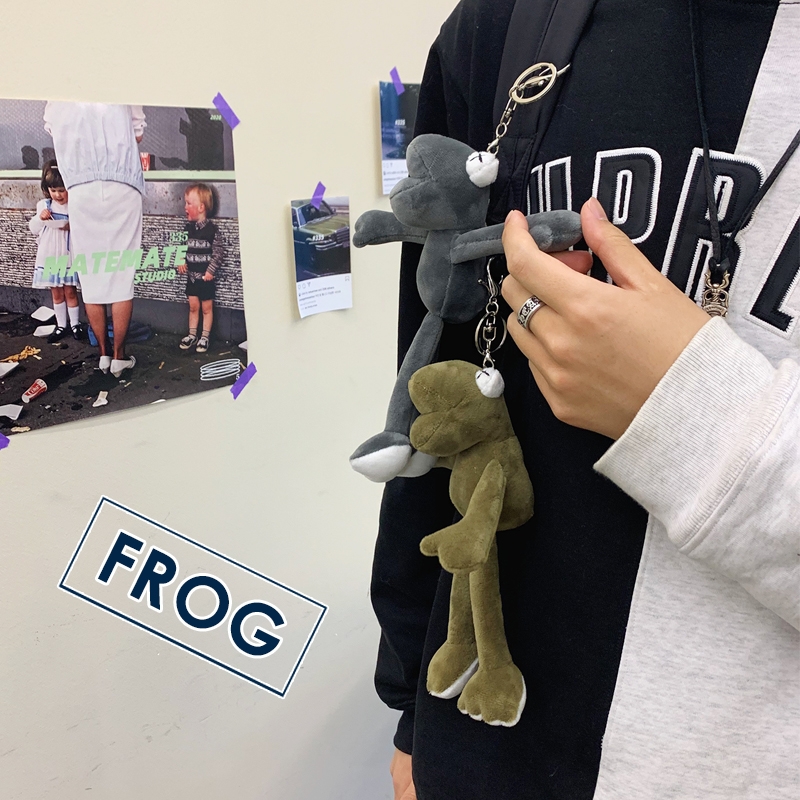 書包掛件青蛙公仔ins創意可愛