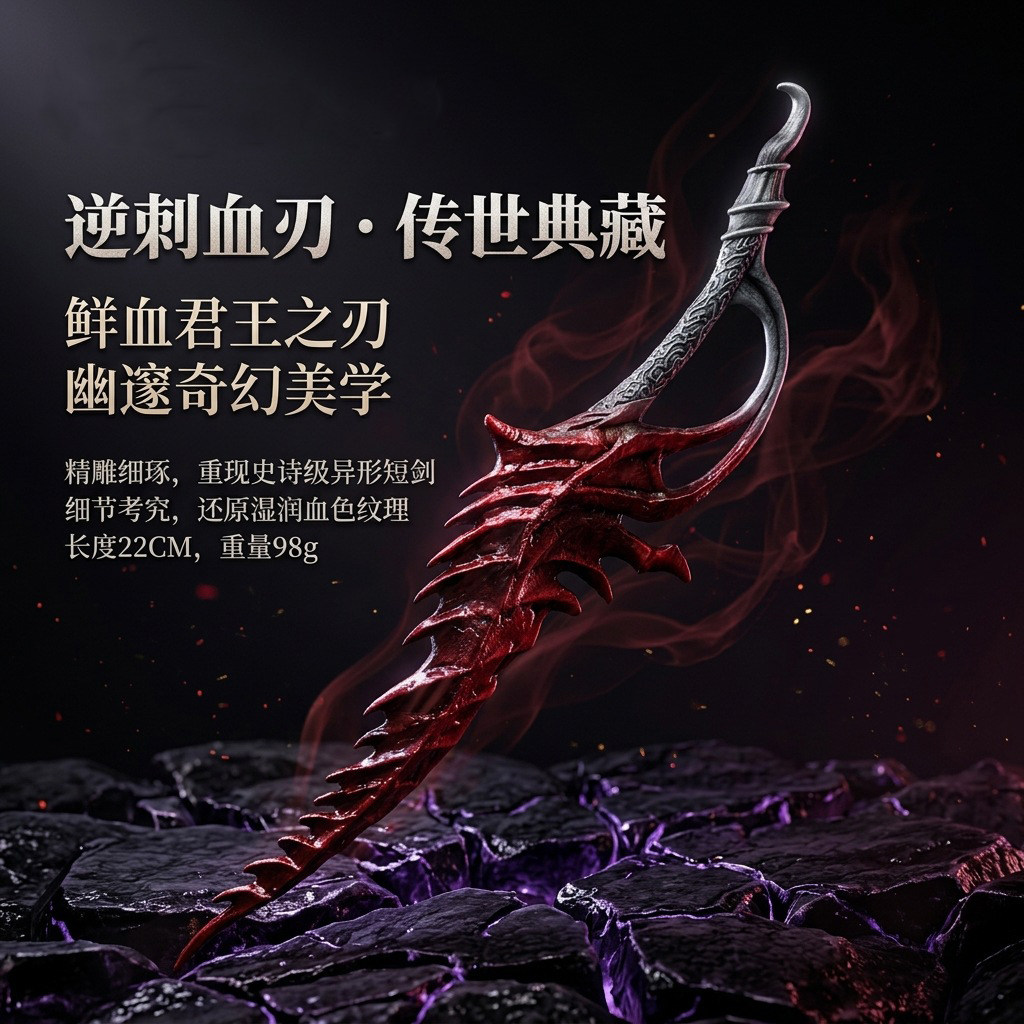 艾尔登法环逆刺血刃金属模型