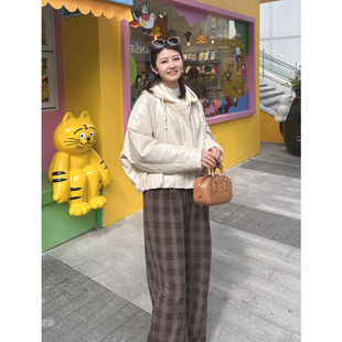 紫璐莱软甲~85白鸭绒可拆卸针织连帽超软PU皮夹克羽绒服外套女40X