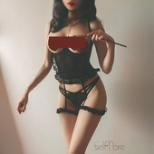 塑身衣带腿环套装 幸己 有钢圈聚拢腰封式 赠贴 今夜或不再