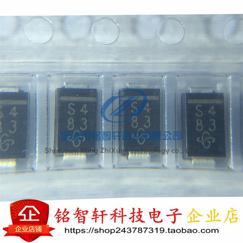 原装 贴片肖特基二极管 SS14-E3 SS14 丝印 S4 SMA 1A 40V 10只