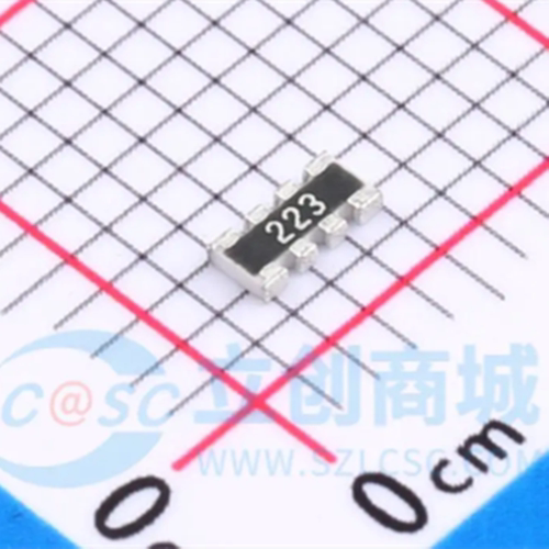 100个 NRSN0614G223TRF 22KΩ 丝印223 0603*4 2% 贴片排阻